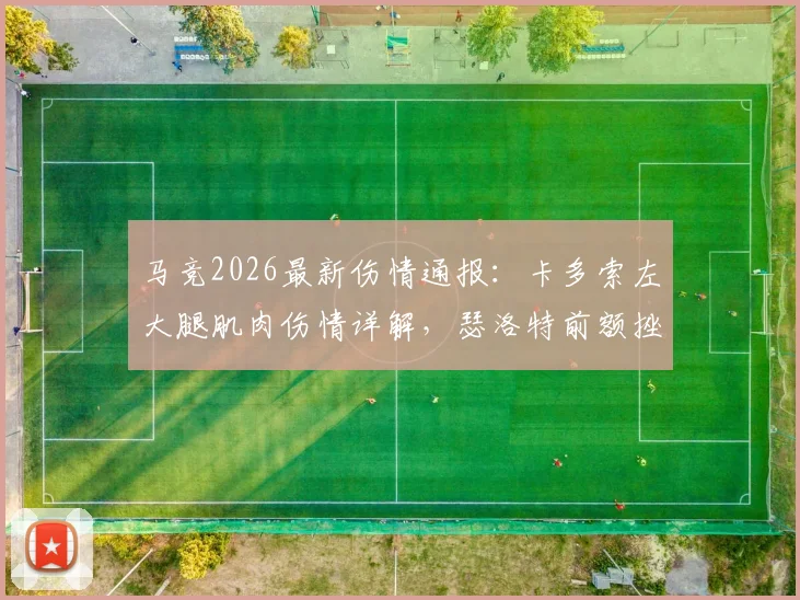 马竞2026最新伤情通报：卡多索左大腿肌肉伤情详解，瑟洛特前额挫裂伤评估进程